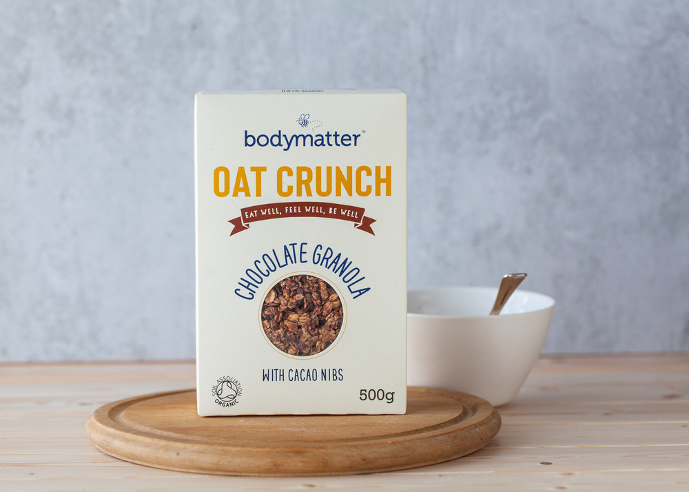 Chocolate Granola with Cacao Nibs Shop Moores Biscuits