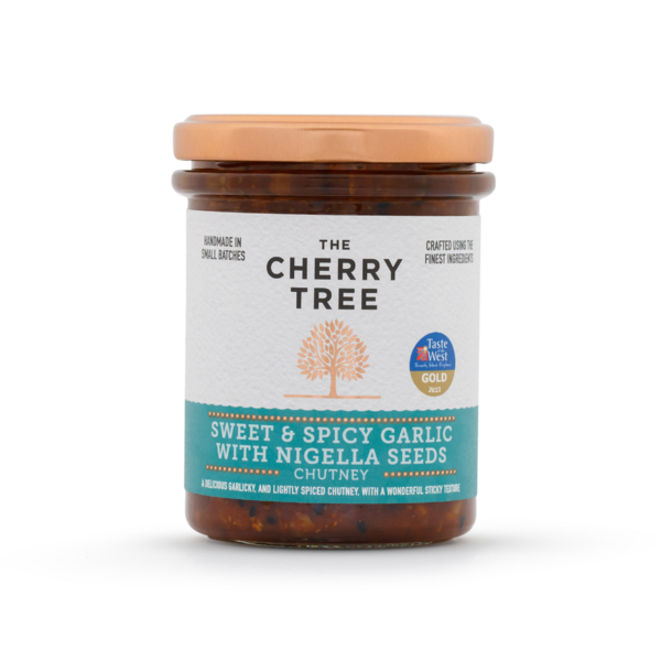 Sweet & Spicy Garlic Chutney with Nigella Seeds