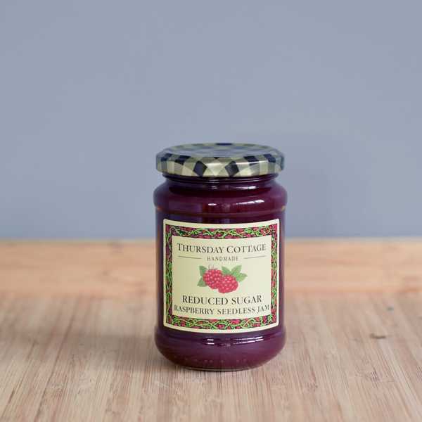 Reduced Sugar Raspberry Seedless Jam 